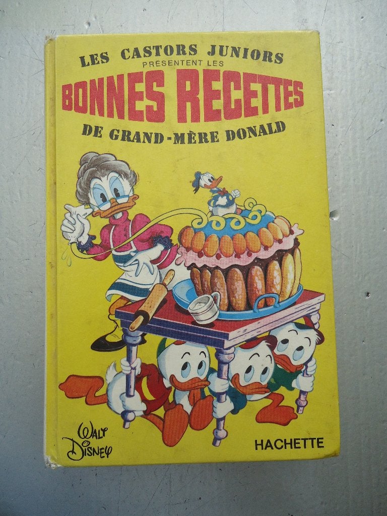 Les Castors Juniors - Bonnes Recettes de Grand-Mère Donald, Gelezen, Ophalen of Verzenden, Walt Disney, Eén stripboek
