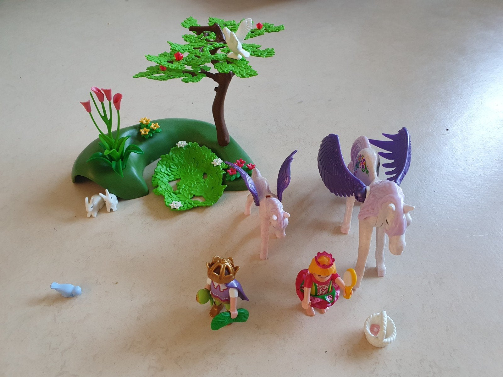 Playmobil Koningskinderen met Pegasus en veulen 5478, Complete set, Overige typen, Ophalen of Verzenden, Zo goed als nieuw