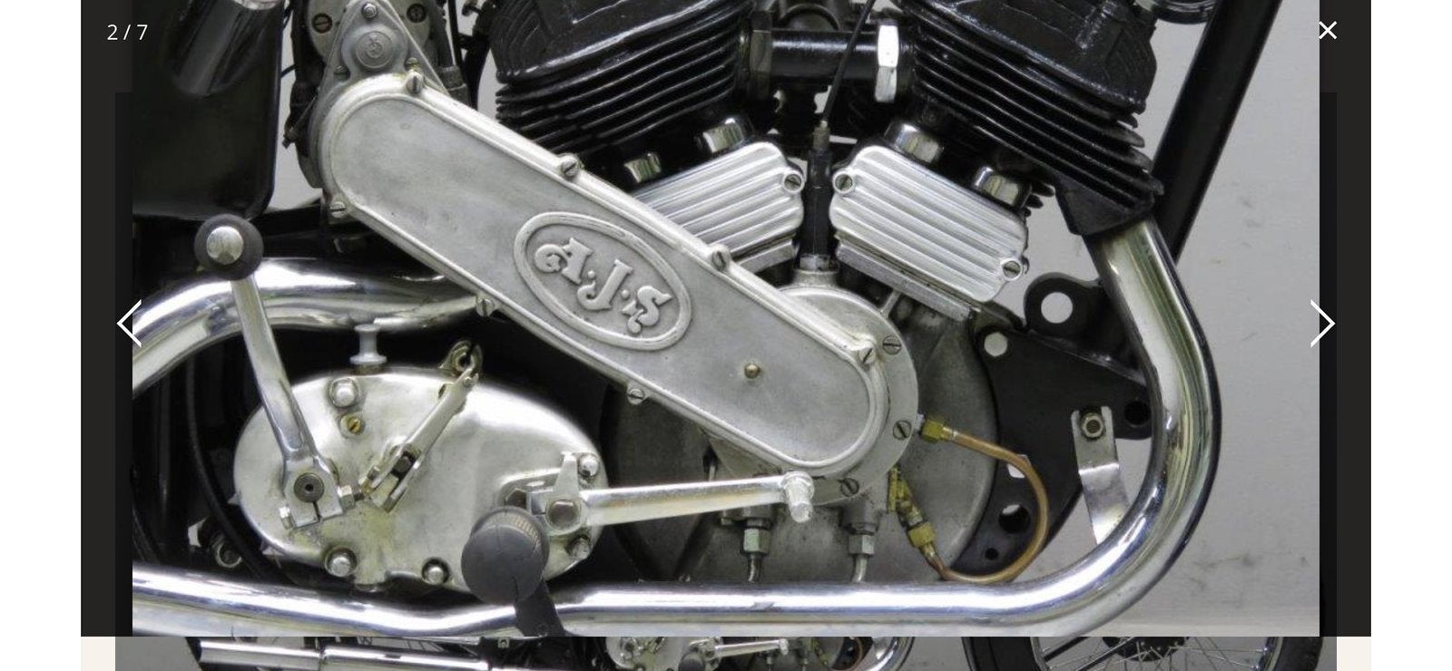 Ajs Vtwin Matchless Model X, Ophalen of Verzenden