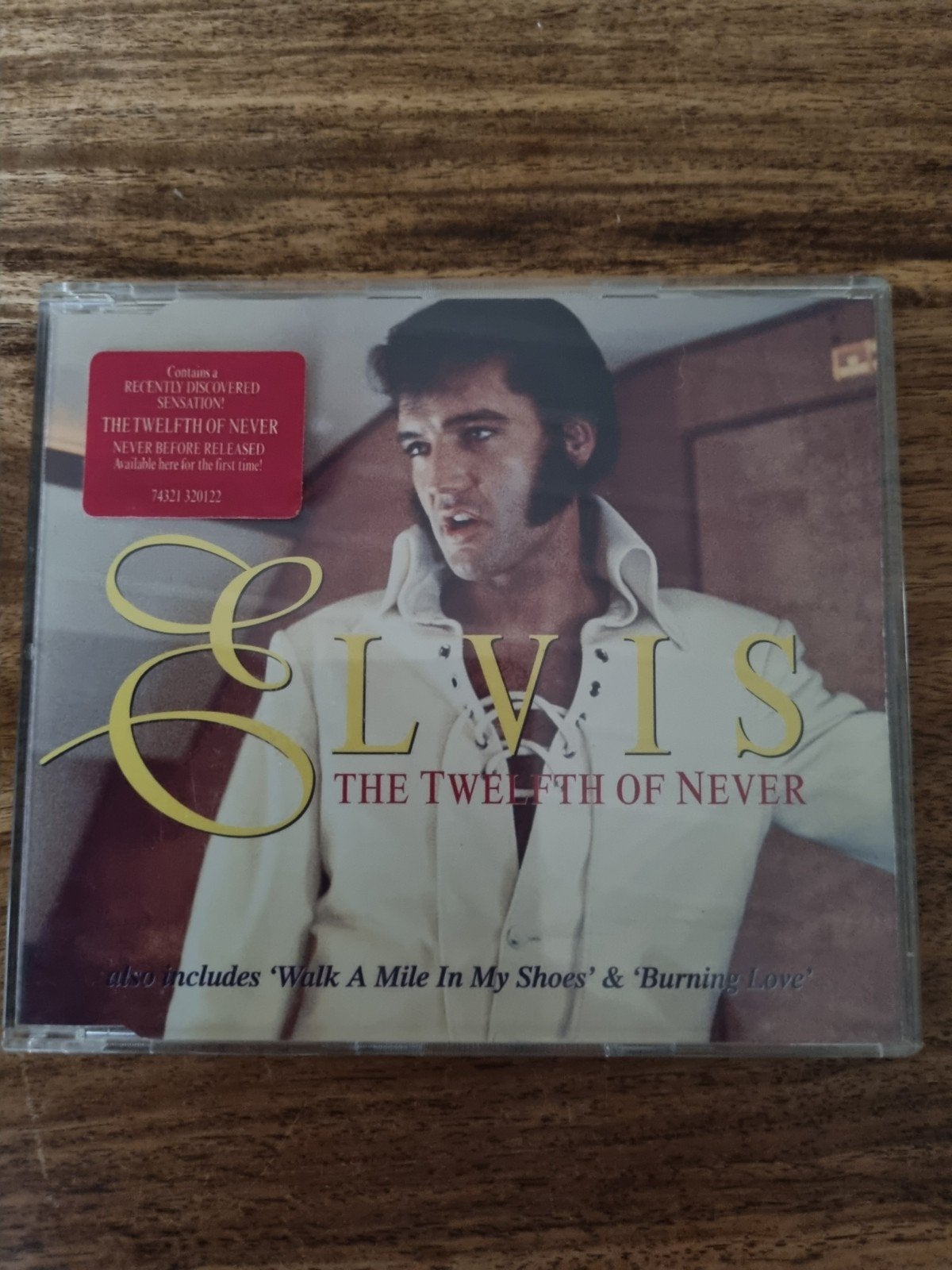 Elvis Presley - The Twelfth of Never CD Single, Cd's en Dvd's, Cd's | Pop, Zo goed als nieuw, Pop, Single, Inclusief doosje, Ophalen of Verzenden