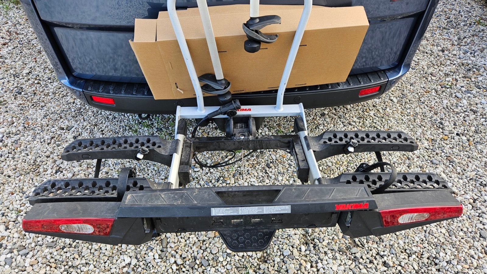 Yakima foldclick 2 fietsendrager 60kg draagvermogen, Fietsen en Brommers, Ophalen, Gebruikt