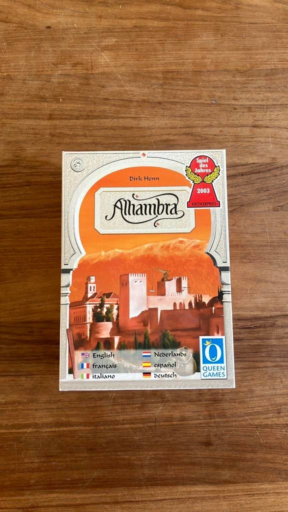 Alhambra bordspel, Vijf spelers of meer, Ophalen of Verzenden, Zo goed als nieuw, Queen Games