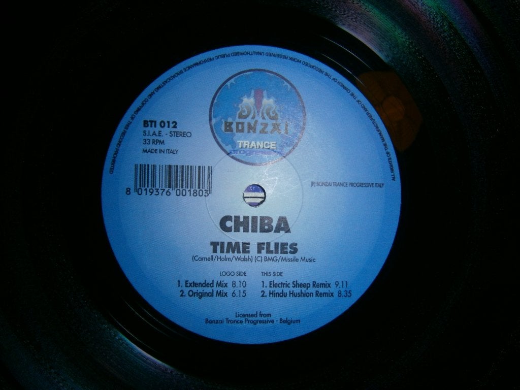 Chiba – Time Flies. 1997. Bonzai Progressive Trance Zeldzaam, Cd's en Dvd's, Ophalen, Gebruikt, Trance, Import