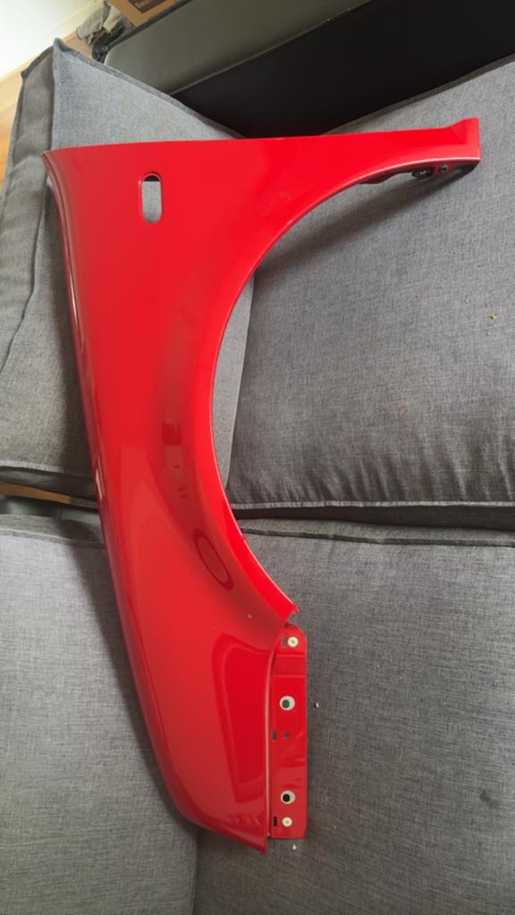 Volkswagen Golf 4 spatbord - Tornado Rood, Ophalen, Gebruikt, Spatbord, Volkswagen