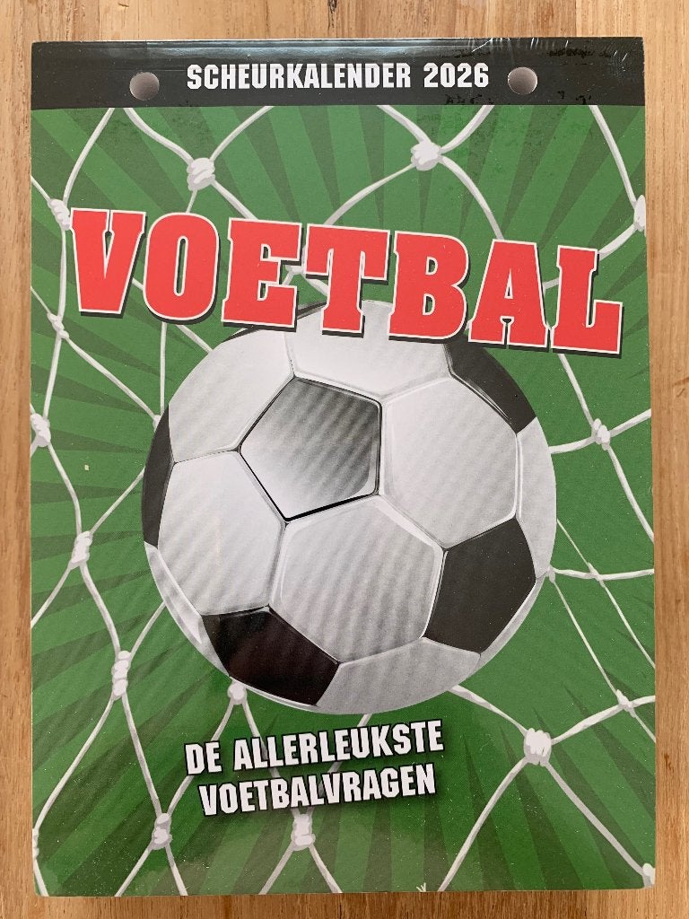 Voetbal Scheurkalender 2026, Ophalen of Verzenden, Nieuw, Balsport