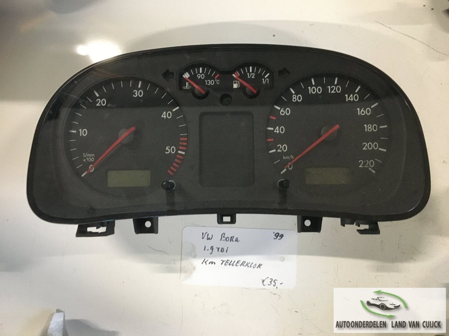 Vw Bora 1.9 Tdi 1999 Km Tellerklok, Gebruikt, -, -, Ophalen of Verzenden