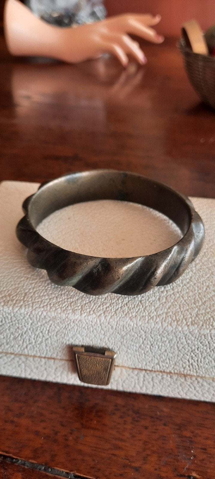 Antieke Viking armband brons, Sieraden, Tassen en Uiterlijk, Ophalen of Verzenden, Brons, Armband