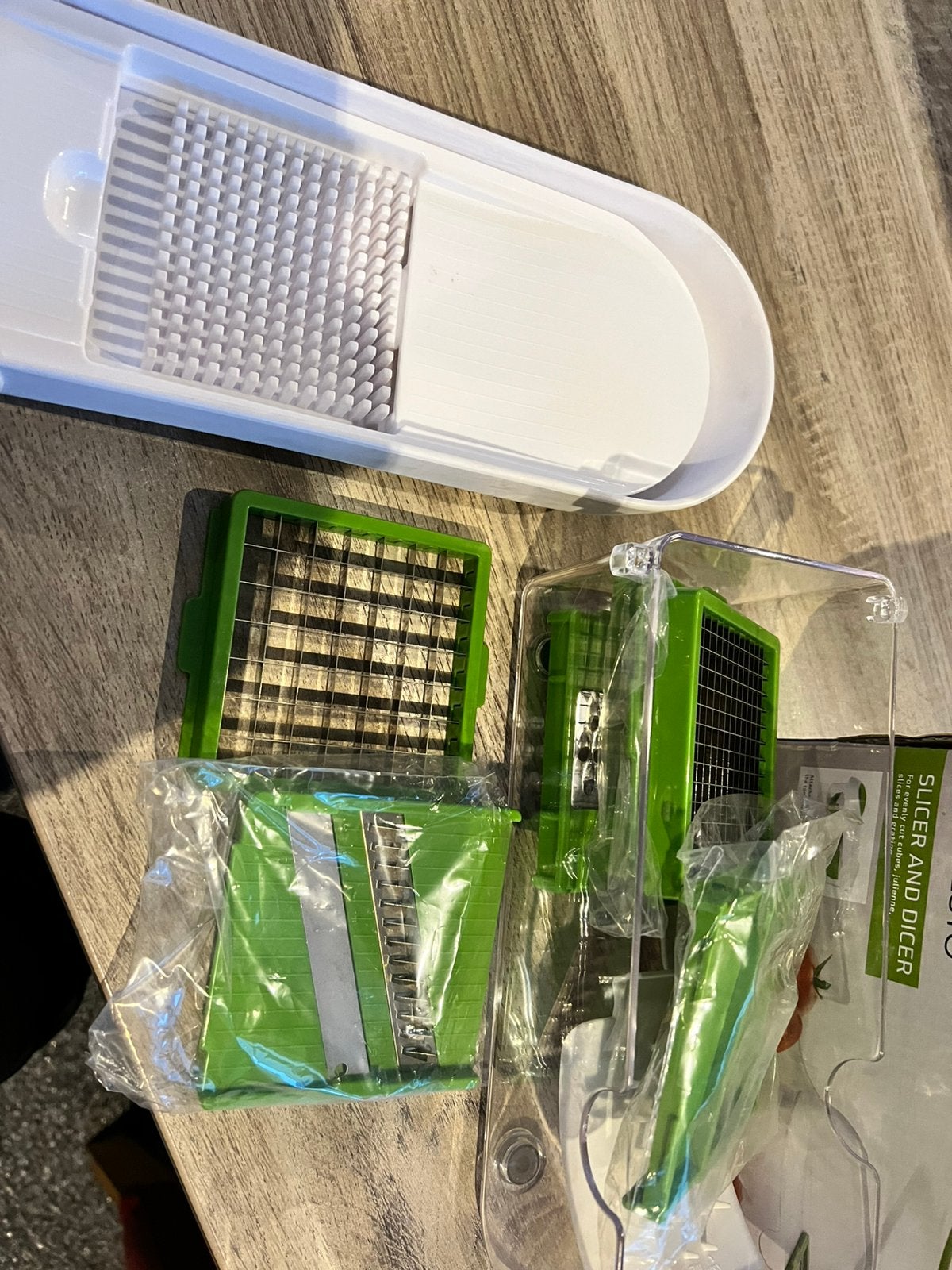 Slicer and dicer, Ophalen, Zo goed als nieuw