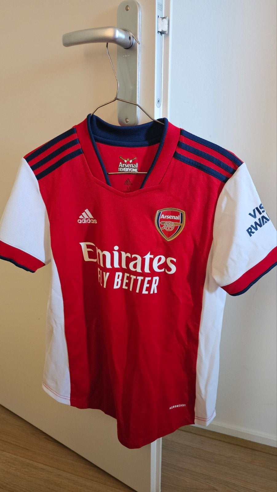 Arsenal Thuisshirt 2021/2022 Dames Maat M Origineel!, Kleding | Heren, Ophalen of Verzenden, Zo goed als nieuw, Adidas, Rood