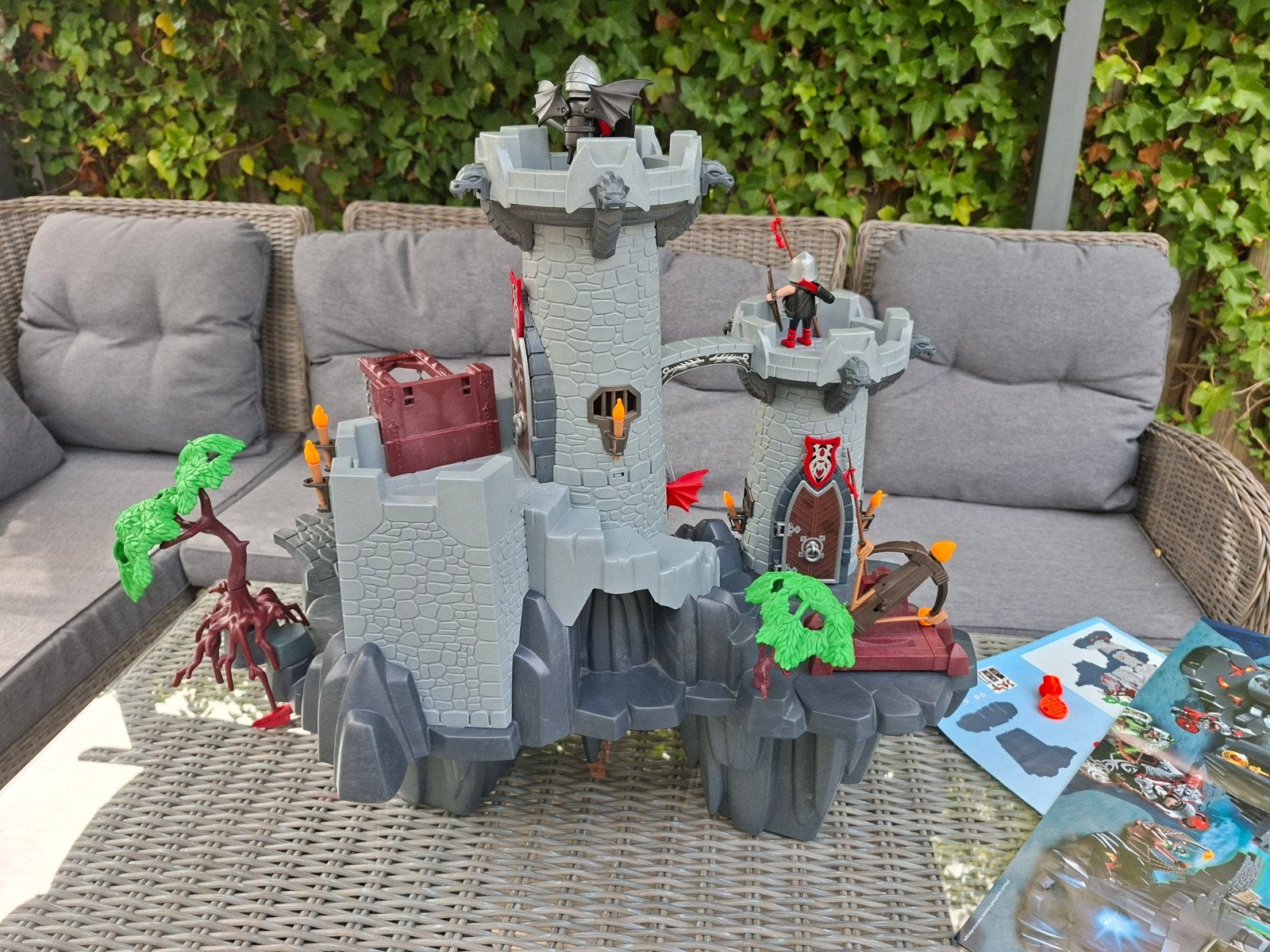 Playmobil Drakenburcht  4835 met ridders en draak, Ophalen of Verzenden, Zo goed als nieuw