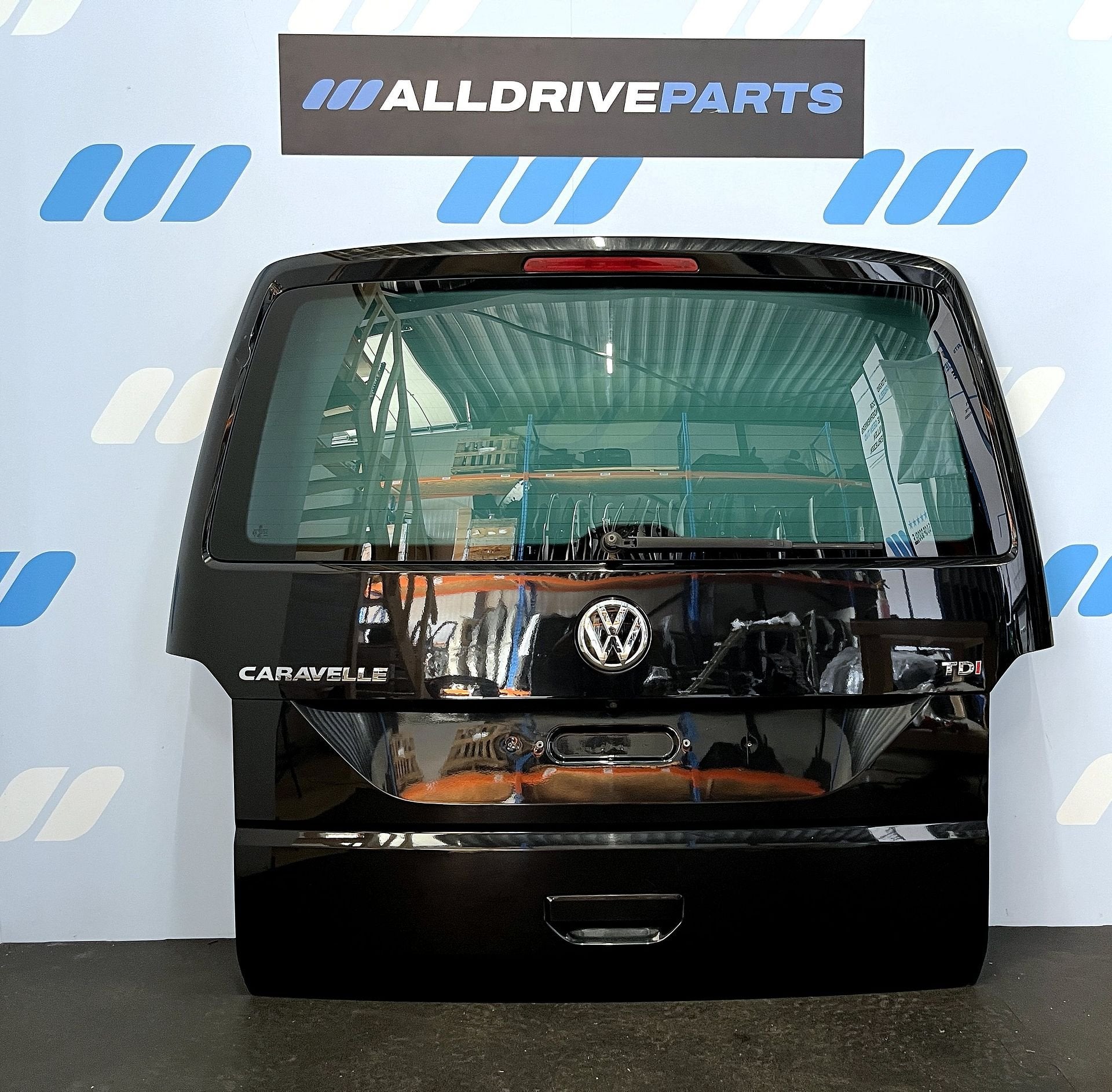 VW Transporter T6 achterklep ruit zwart LC9X 7E0827025A, Auto-onderdelen, Gebruikt, -, Ophalen of Verzenden, Achter