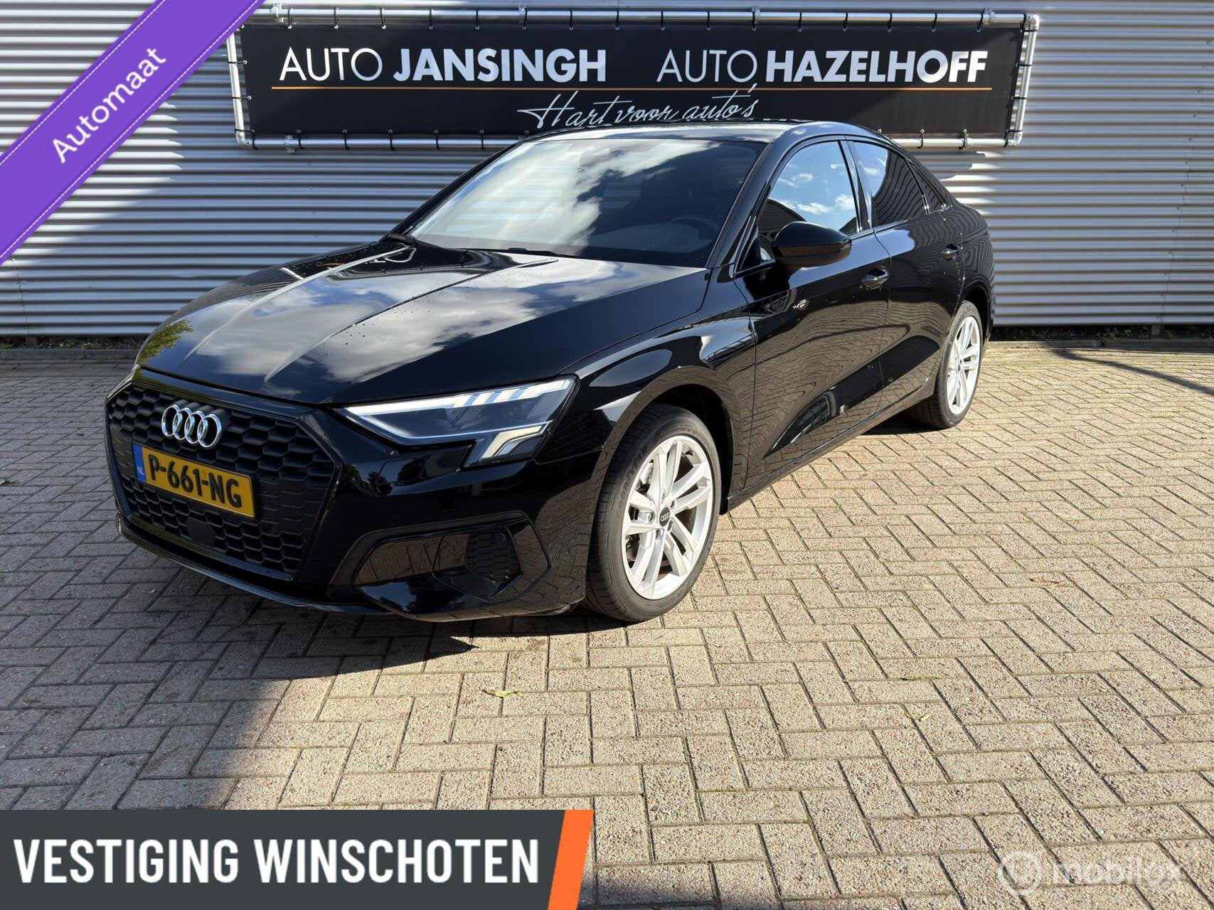 Audi A3 Limousine 30 TFSI Advanced edition | Navi | PDC Acht, Auto's, Gebruikt, Zwart, Origineel Nederlands, Bedrijf