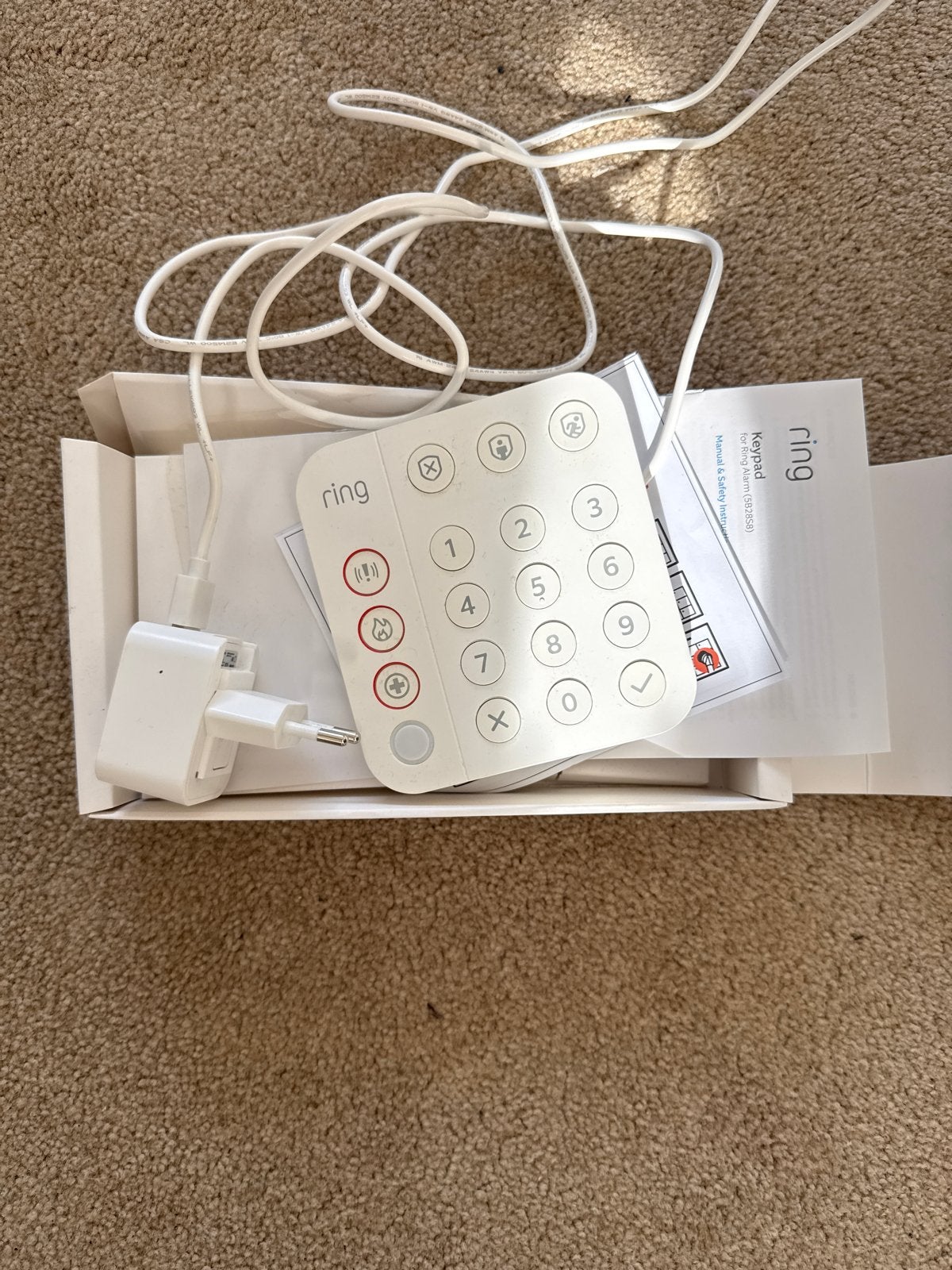 Ring Alarm Keypad - Zo goed als nieuw, Doe-het-zelf en Verbouw, Overige typen, Ophalen of Verzenden, Zo goed als nieuw, Overige soorten