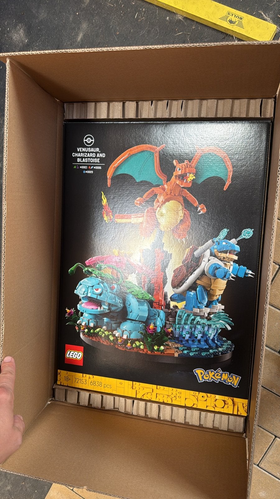 Lego Pokémon sets: Venusaur, Charizard, Blastoise, Eevee, Overige thema's, Lego, Nieuw, Ophalen of Verzenden