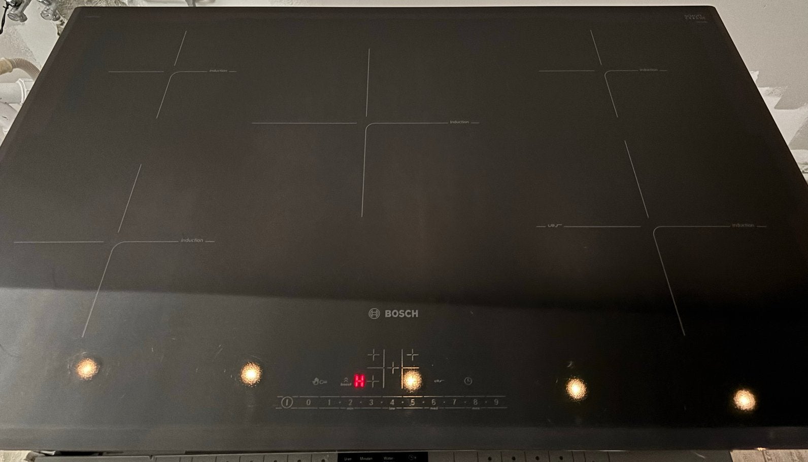 Bosch PIV851FC5E Inductiekookplaat - 5 kookzones, Ophalen, Gebruikt, Minder dan 85 cm, 60 cm of meer