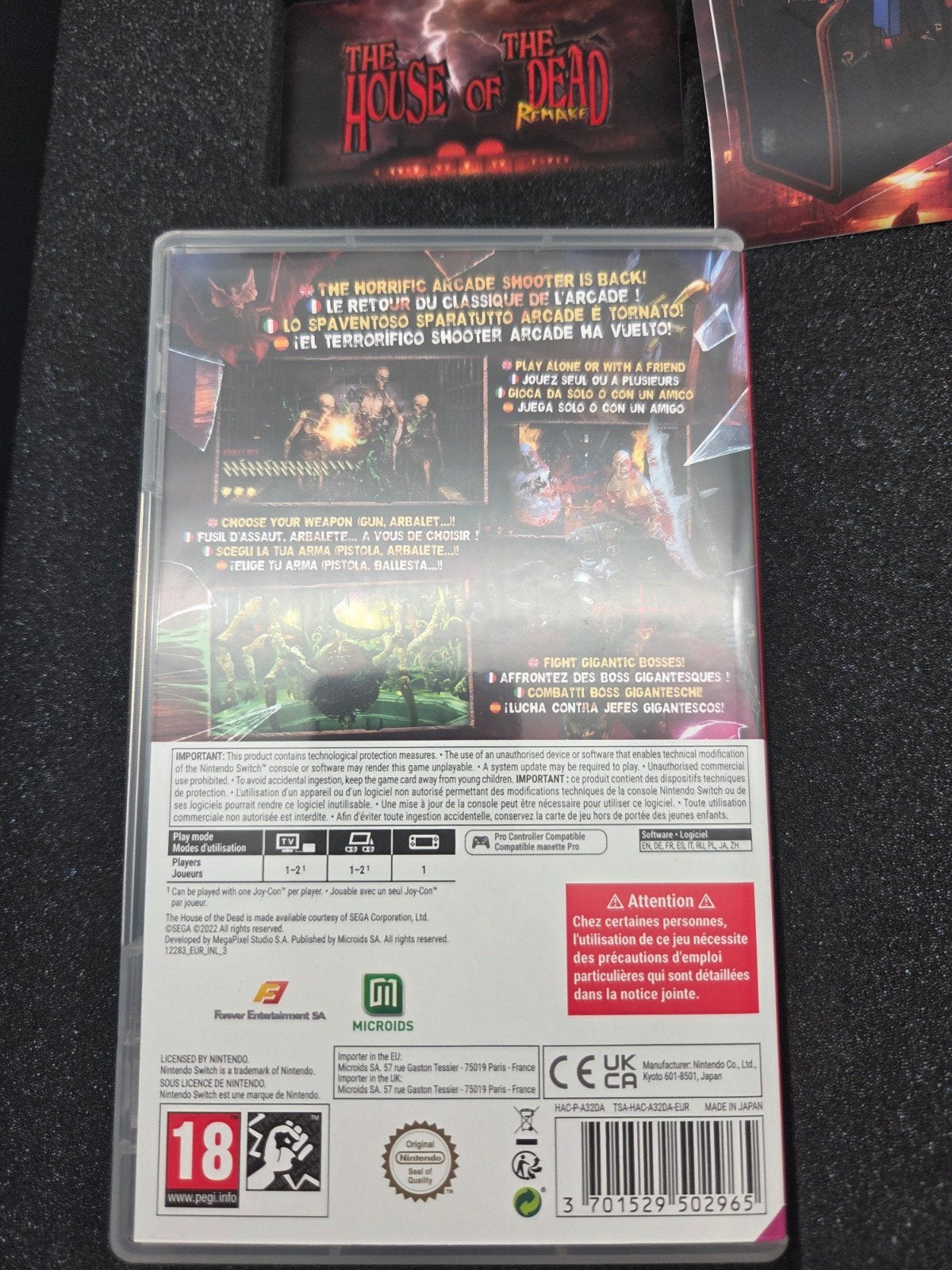 The House of the Dead Remake Lim. Ed. Nintendo Switch, Spelcomputers en Games, Games | Nintendo Switch, Microids, Info@microids.com