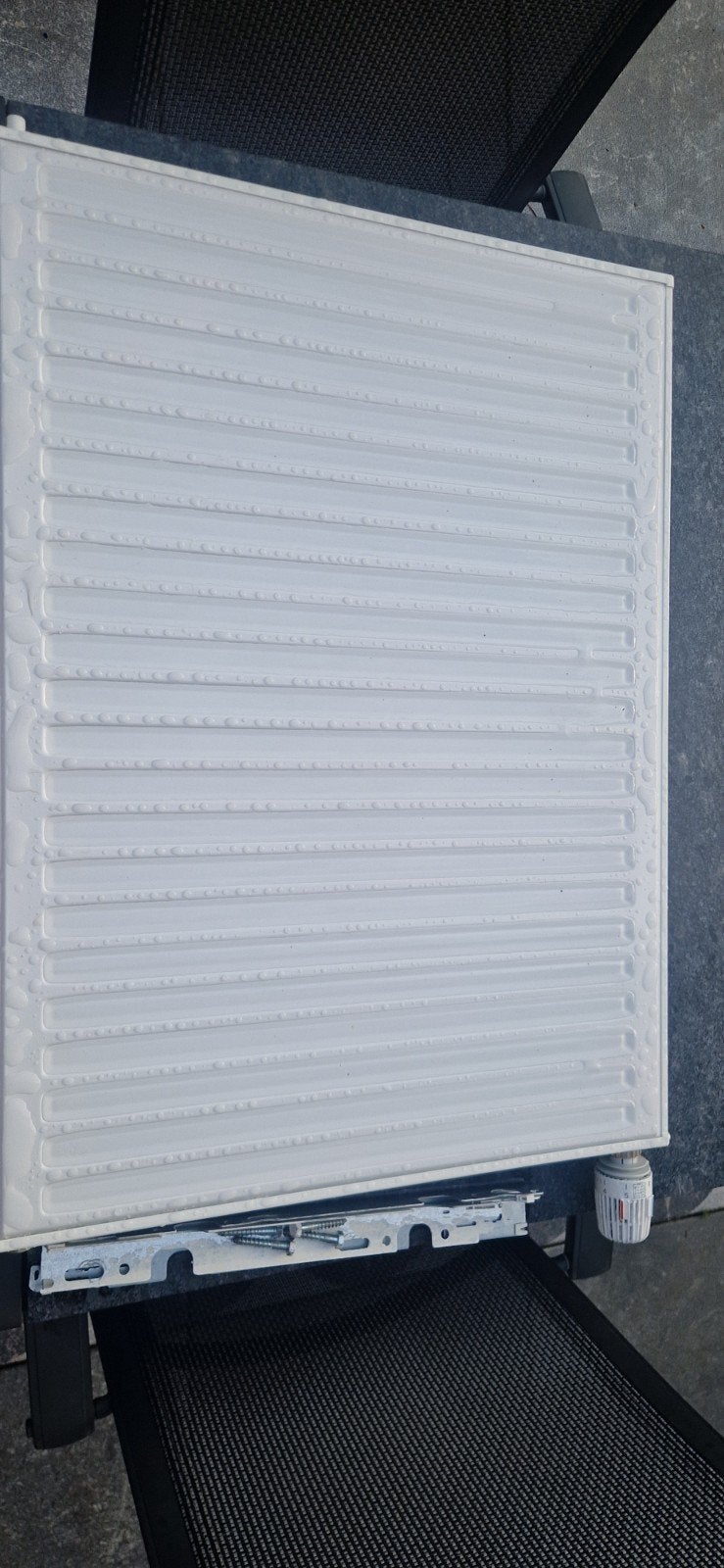 Radiator 800mm breed, 600mm hoog, Ophalen, 30 tot 80 cm, Radiator, Zo goed als nieuw