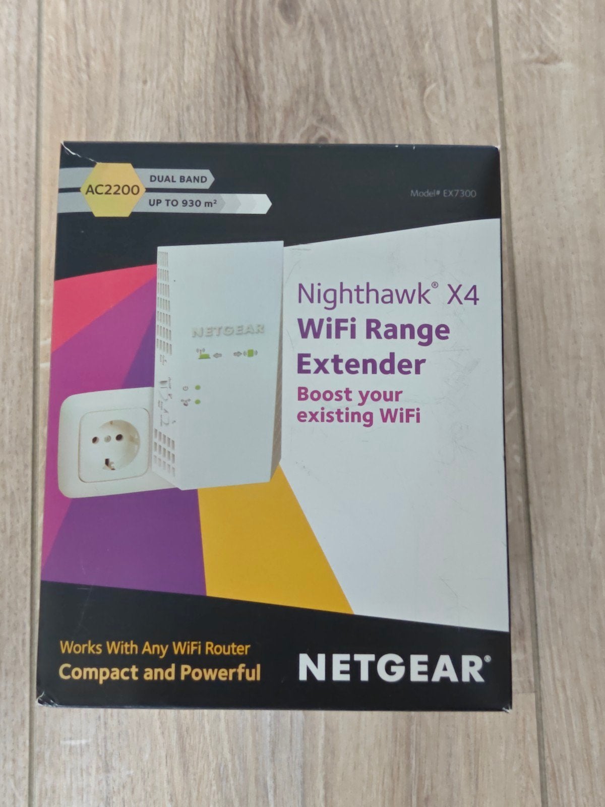 Netgear Nighthawk X4 WiFi Range Extender AC2200 EX7300, Computers en Software, Ophalen of Verzenden, Zo goed als nieuw, Netgear