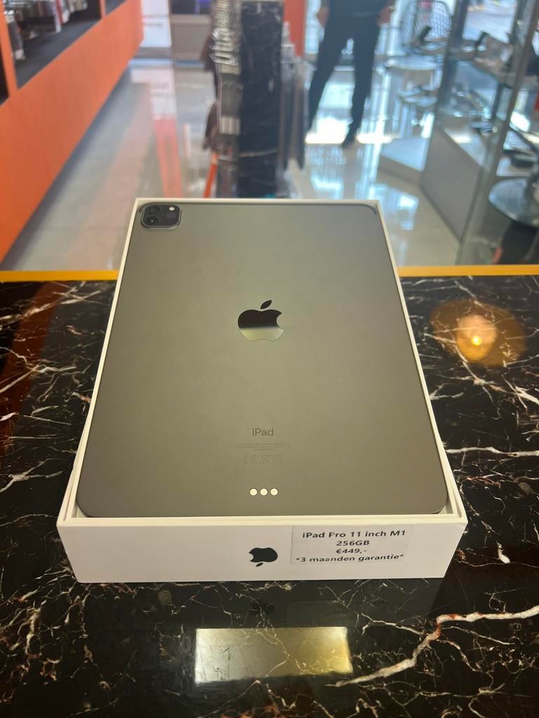 Ipad pro 11 inch M1 256GB 3 mnd garantie, Computers en Software, Apple iPads, Ophalen, Apple, Apple iPad, 11 inch
