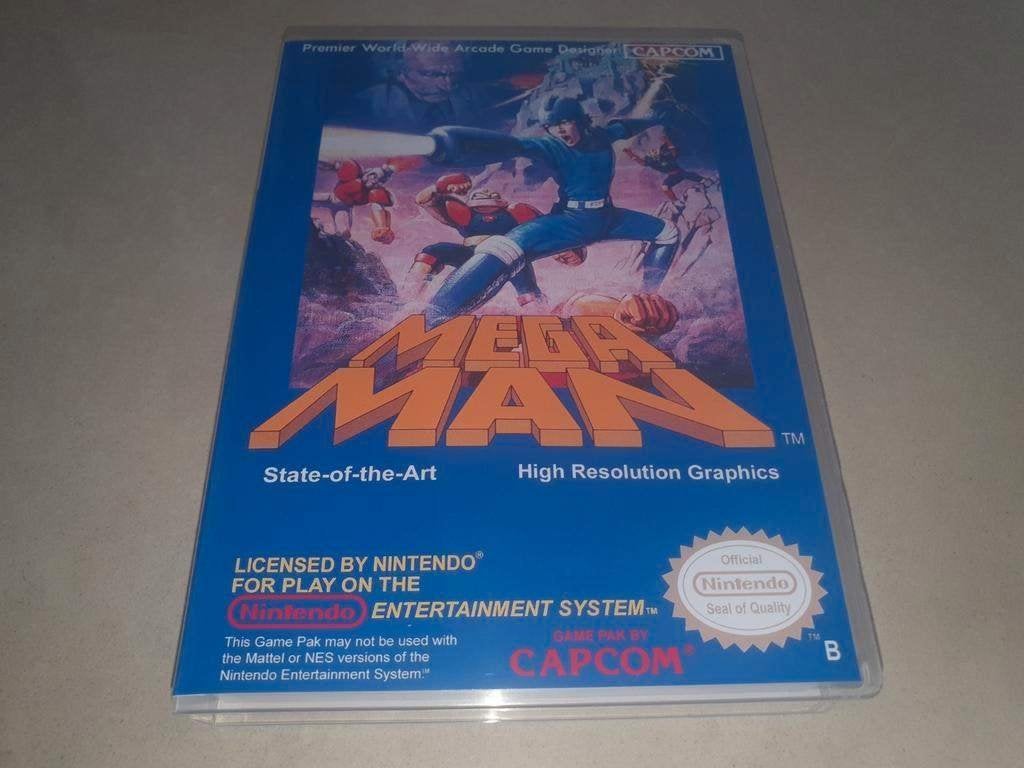 Mega Man B NES Game Case, Spelcomputers en Games, Games | Nintendo NES, Avontuur en Actie, Verzenden, 1 speler, Zo goed als nieuw