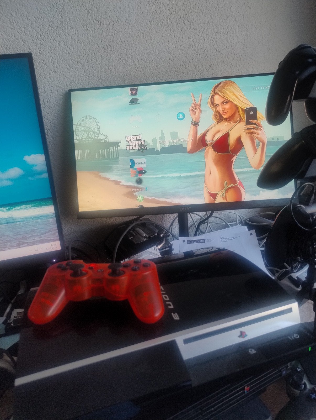 Ps3 phat met 1 draadloze controller met speciale software, Gebruikt, Phat, 320 GB, Ophalen of Verzenden