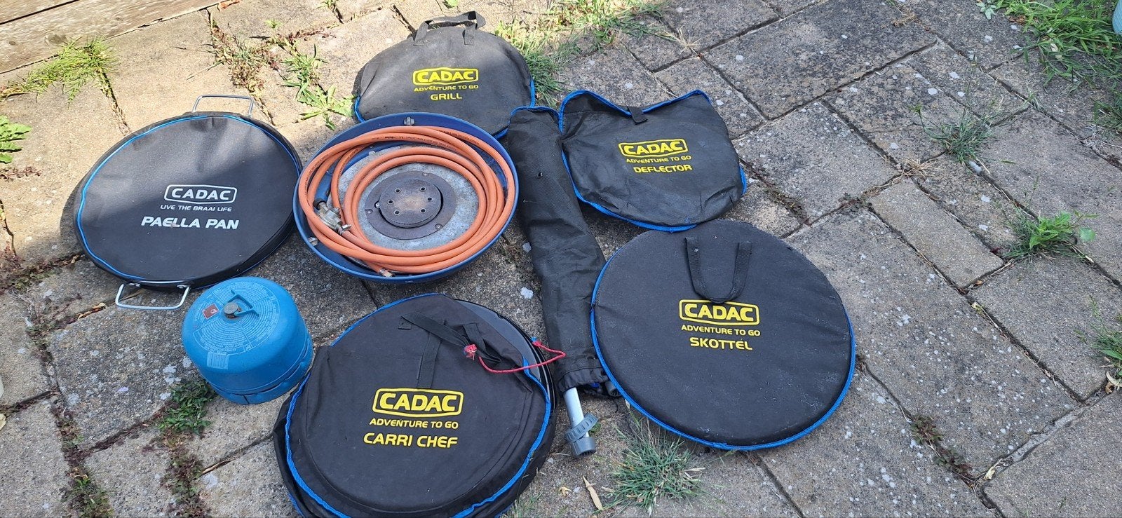 Cadac Carri Chef 2 BBQ/Skottelbraai met veel accessoires, Caravans en Kamperen, Kampeeraccessoires, Ophalen, Gebruikt