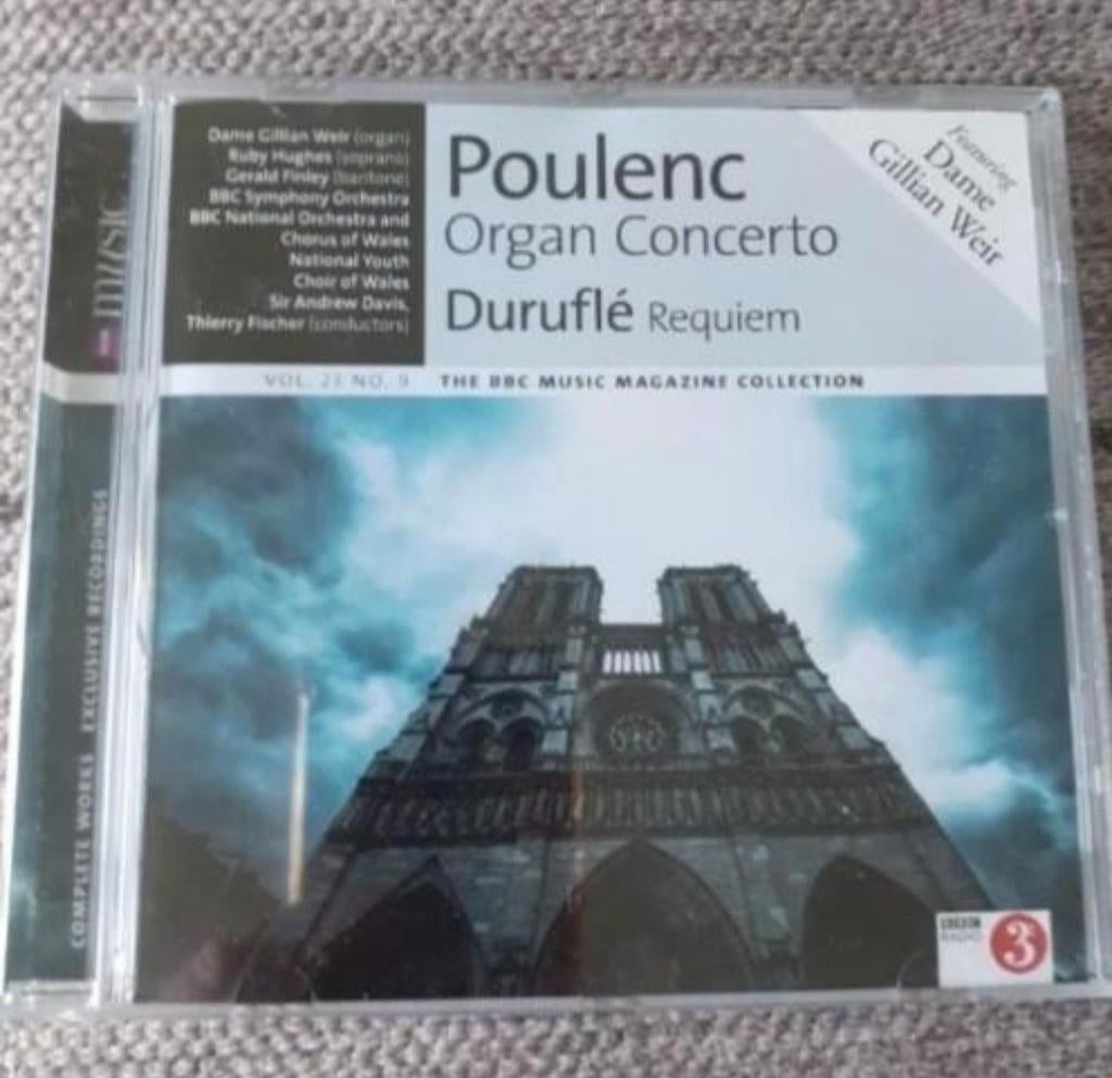 Poulenc Organ Concerto & Durufle Requiem CD, Ophalen of Verzenden, Modernisme tot heden, Zo goed als nieuw, Orkest of Ballet