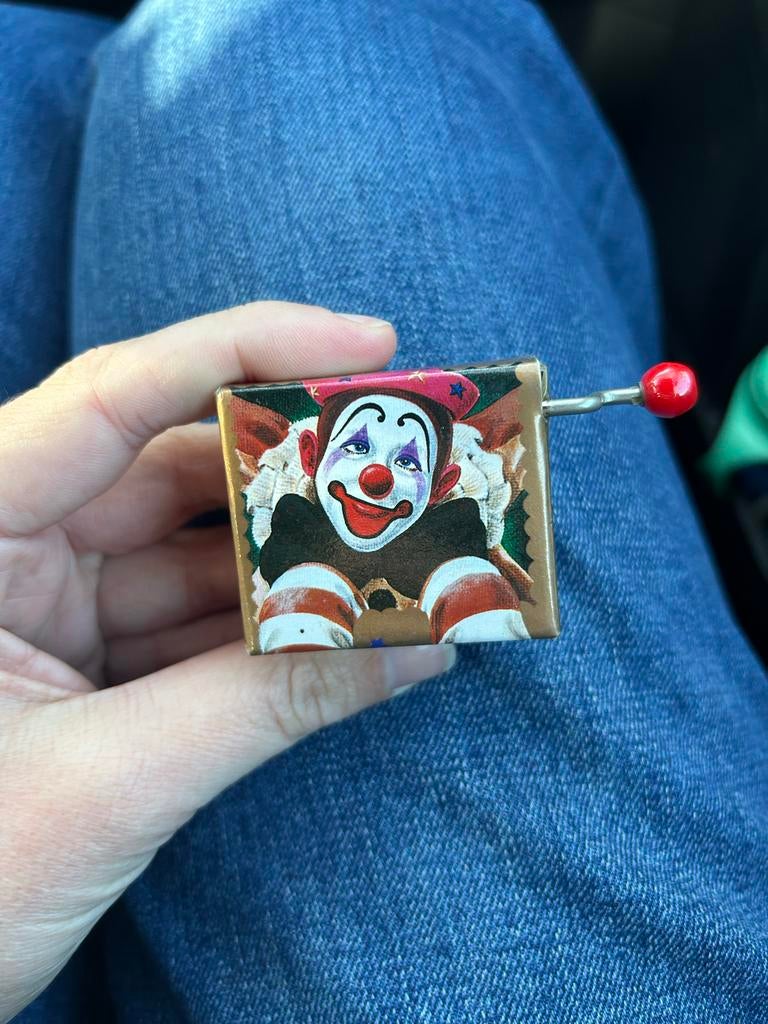 Sankyo Shoji Hand Cranked Circus Clown B-853, Ophalen of Verzenden, Gebruikt