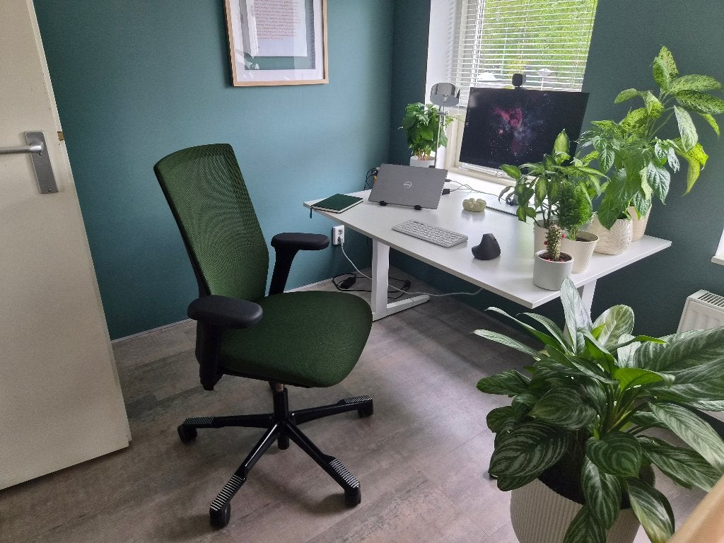 Luxe Bureaustoel Groen | HÅG Futu mesh, Ophalen, Gaming bureaustoel, Zo goed als nieuw, Bureaustoel