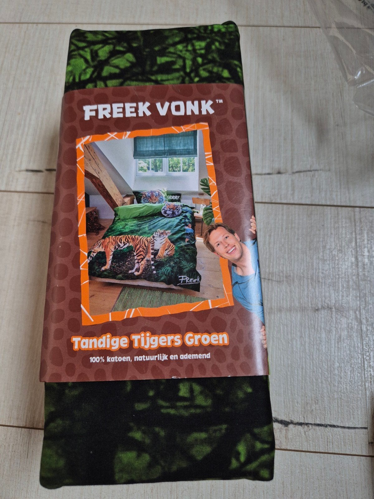 Freek Vonk Tijger Dekbedovertrek, NIEUW, Jongetje of Meisje, Nieuw, Ophalen of Verzenden, Ademend