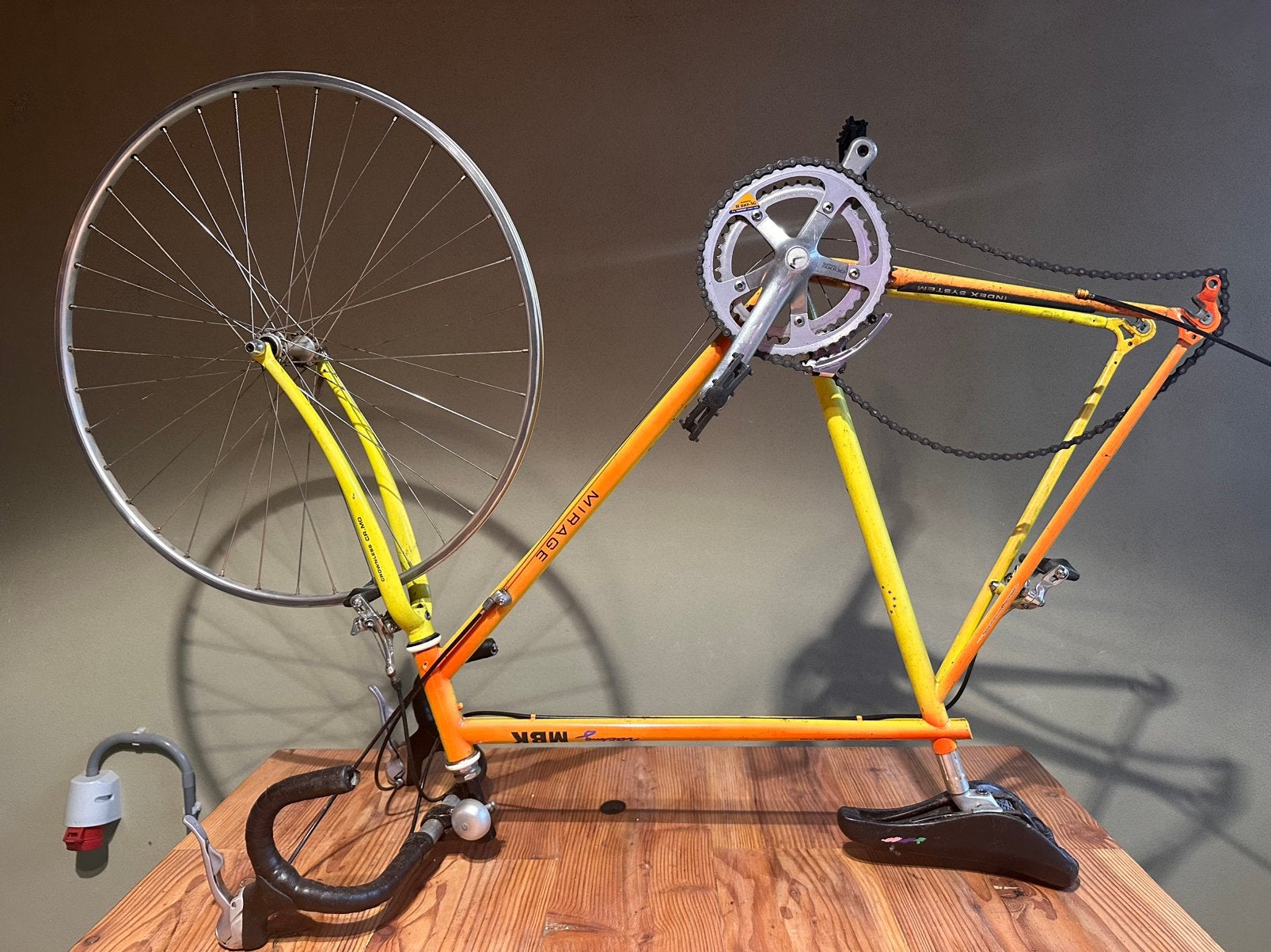 Vintage MKB racefiets. Frame 56 inch + voorwiel, Fietsen en Brommers, 55 tot 59 cm, Ophalen of Verzenden