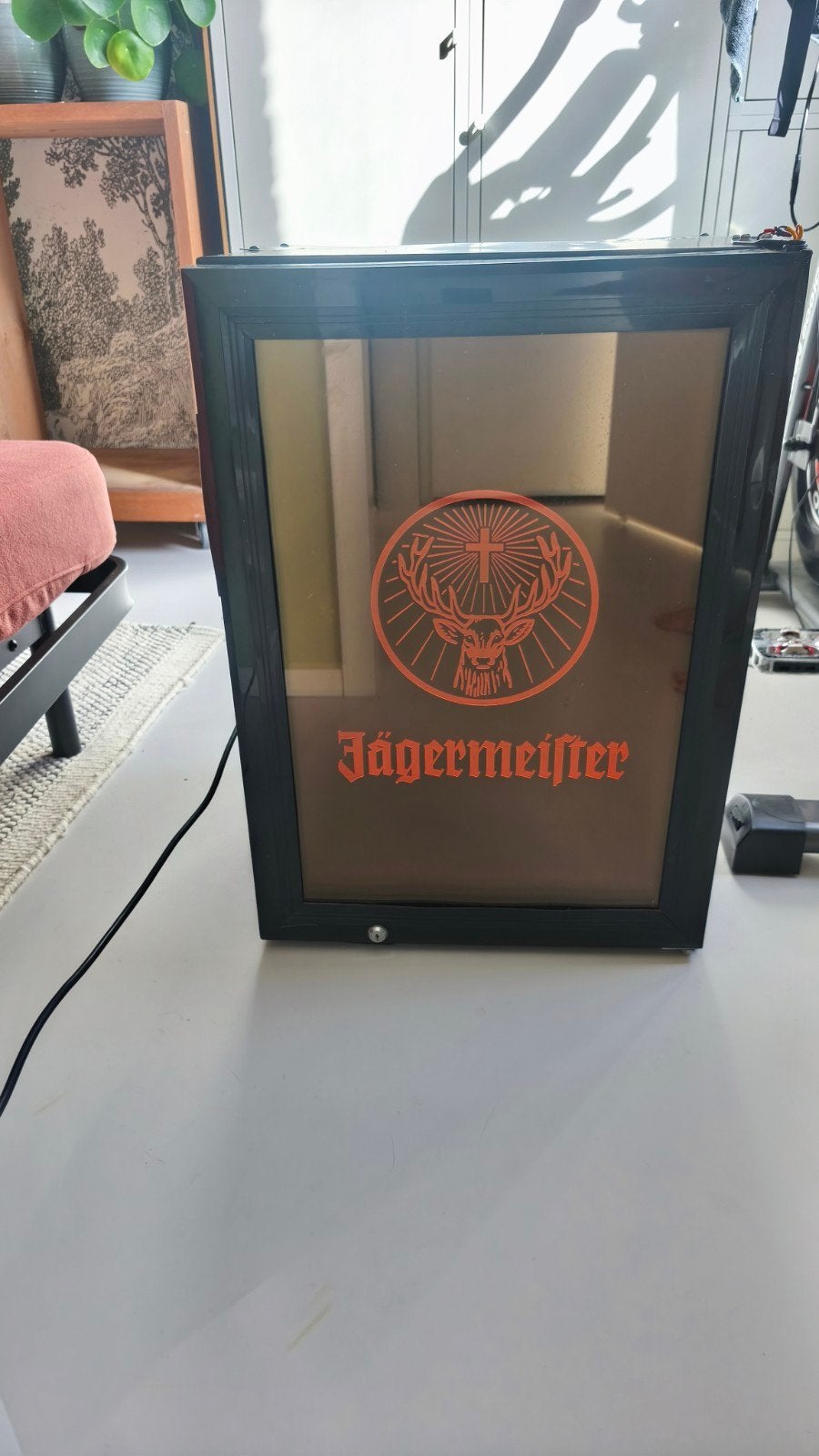 Jägermeister koelkast vriezer tafelmodel, Ophalen, Gebruikt