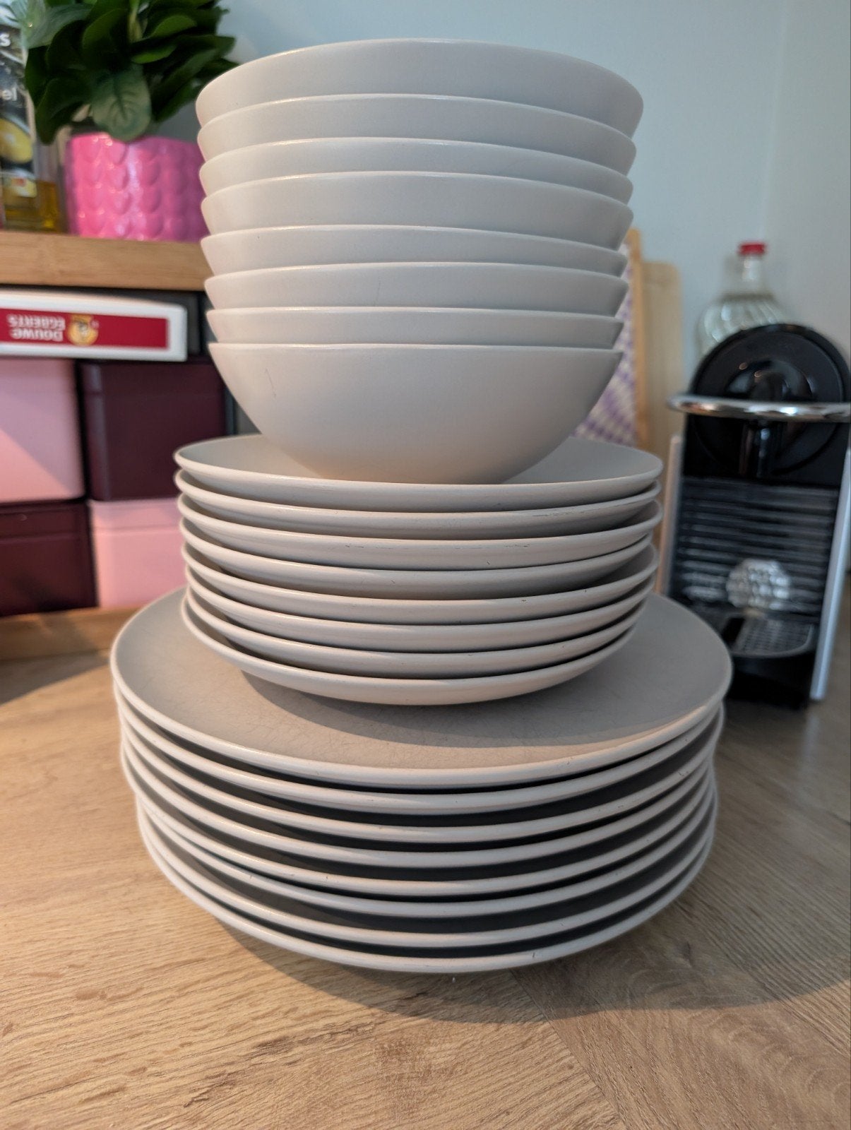 IKEA Servies Lichtgrijs, Ophalen