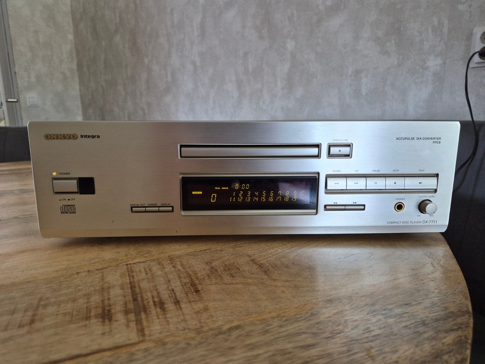 Onkyo Integra DX-7711 Compact Disc Speler, Ophalen of Verzenden, Zo goed als nieuw, Overige merken