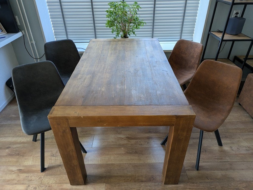 4x eetkamer stoel (kuipstoel), Huis en Inrichting, Stoelen, Gebruikt, Ophalen of Verzenden, Vier, Kuipstoel