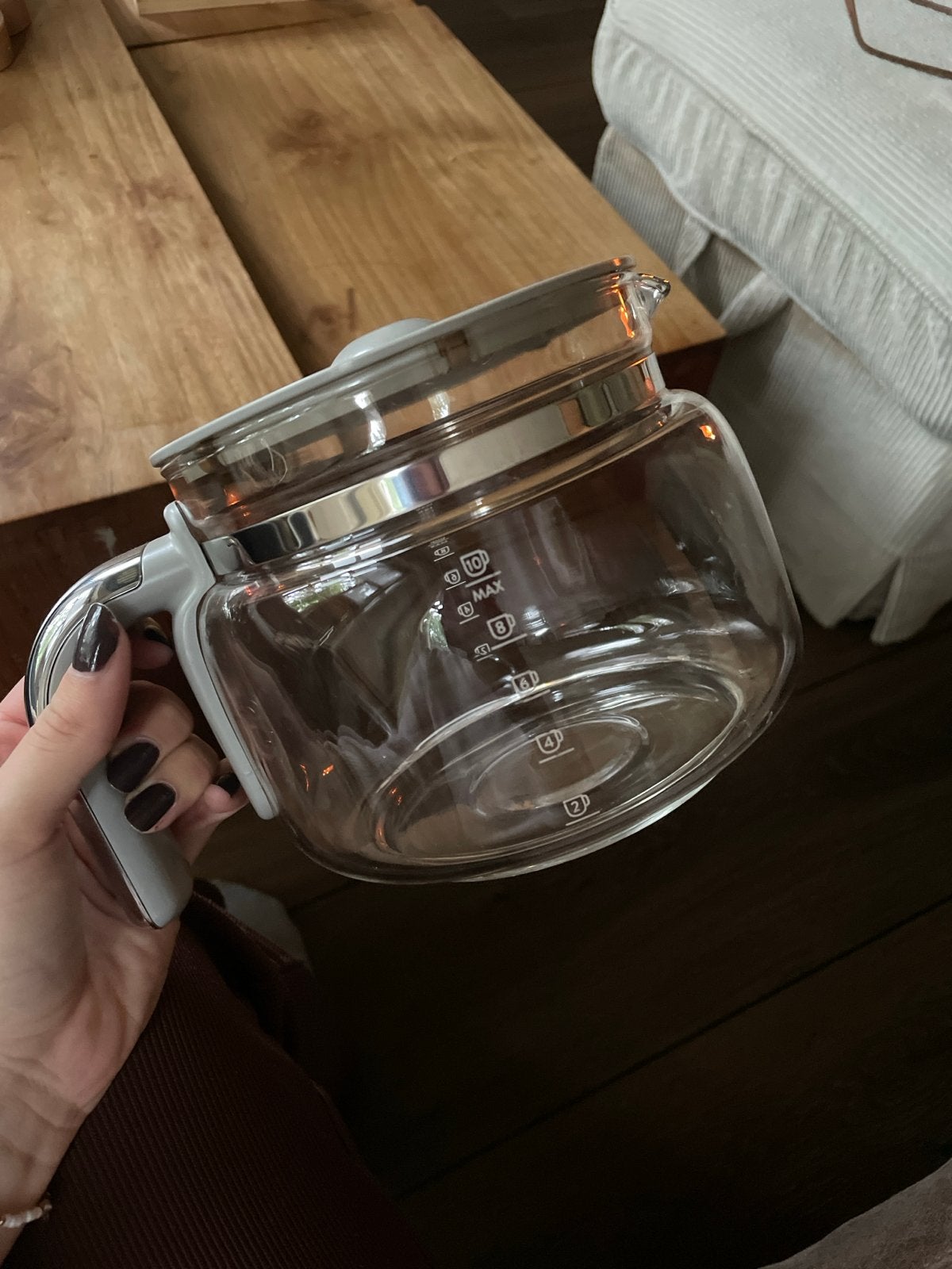 Smeg Koffiekan voor 10 kopjes - Zo goed als nieuw, Ophalen of Verzenden, Zo goed als nieuw, Overige merken, Koffiekan
