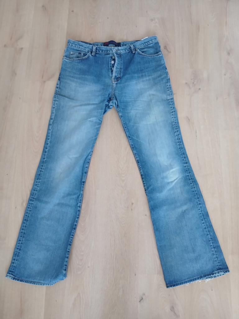 Jeans, heren, flared, LJB, Kleding | Heren, Ophalen of Verzenden, Zo goed als nieuw, Blauw, W32 (confectie 46) of kleiner