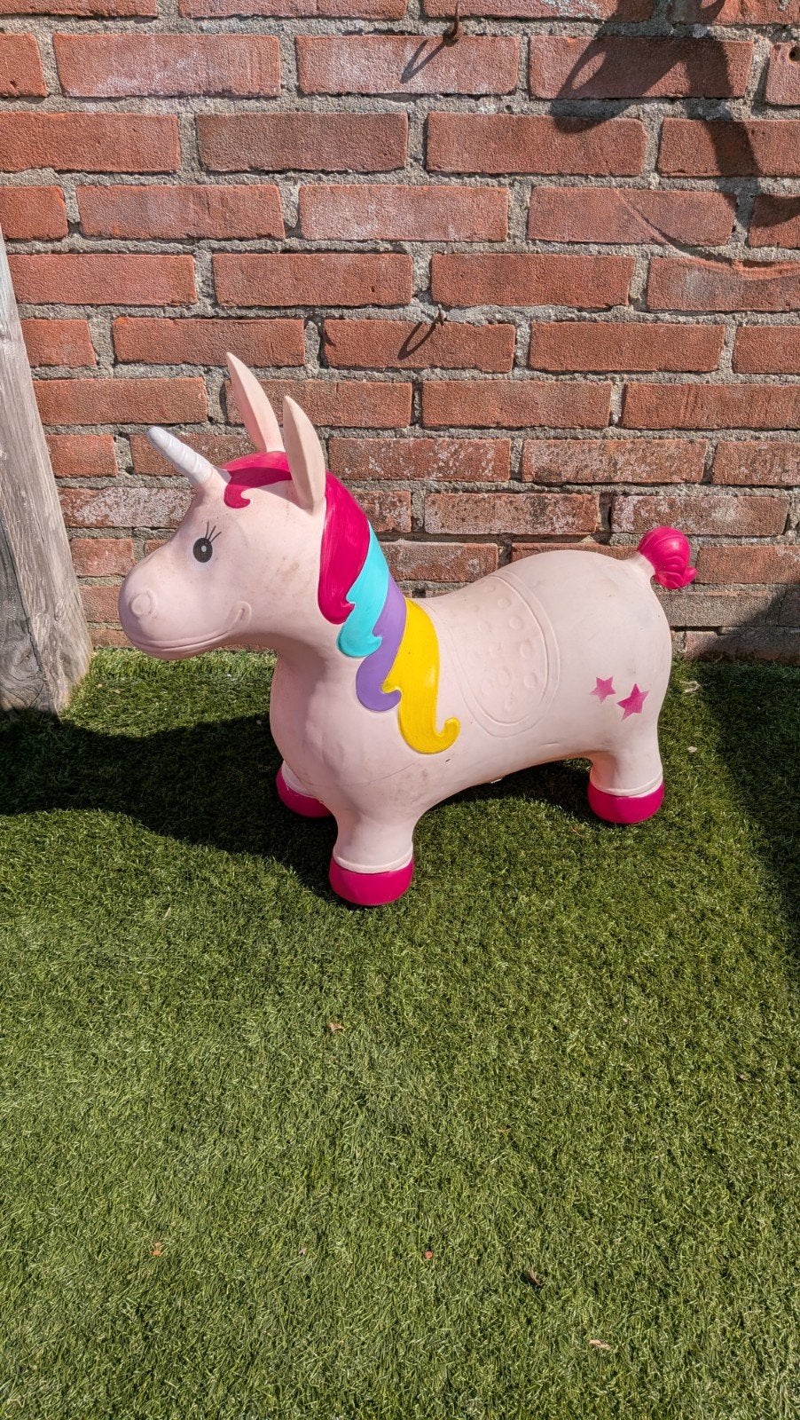 Roze eenhoorn skippy dier Action - tot 25 kg, Ophalen, Gebruikt, Meisje