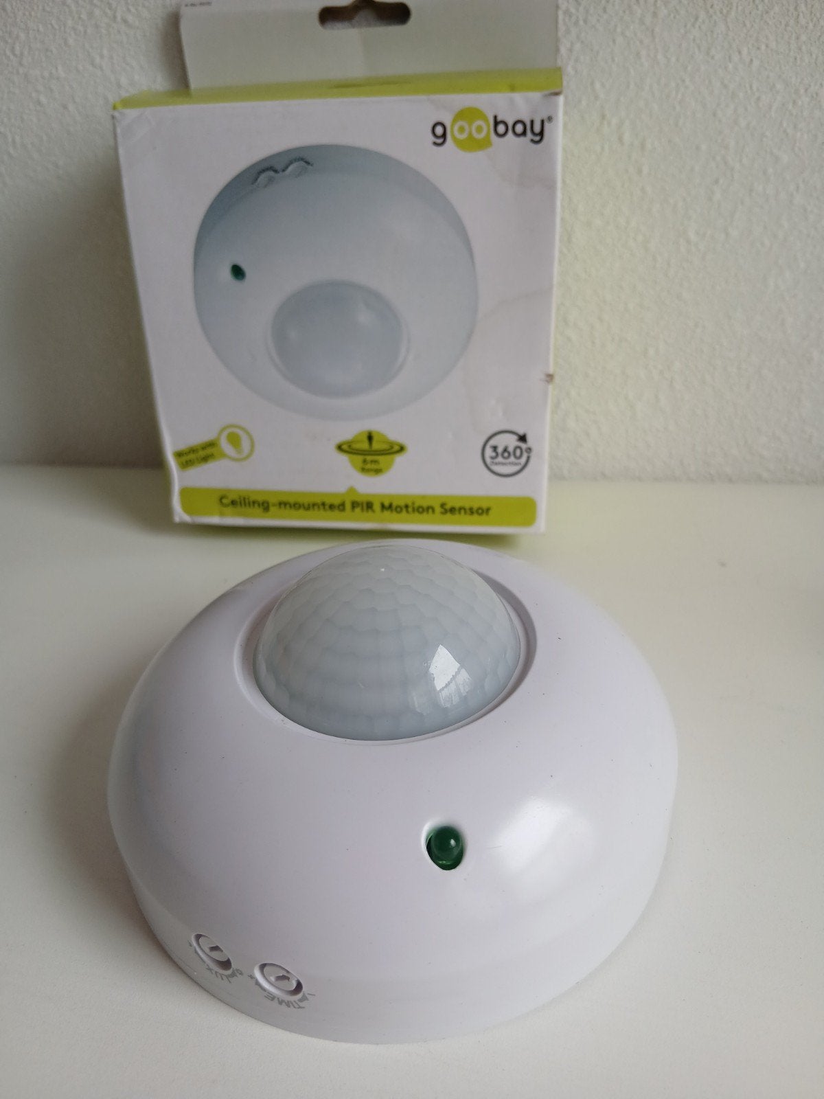 Bewegingssensor werkt ook met LED licht nieuw, Ophalen of Verzenden, Nieuw, Detector, Sensor of Melder, Rook