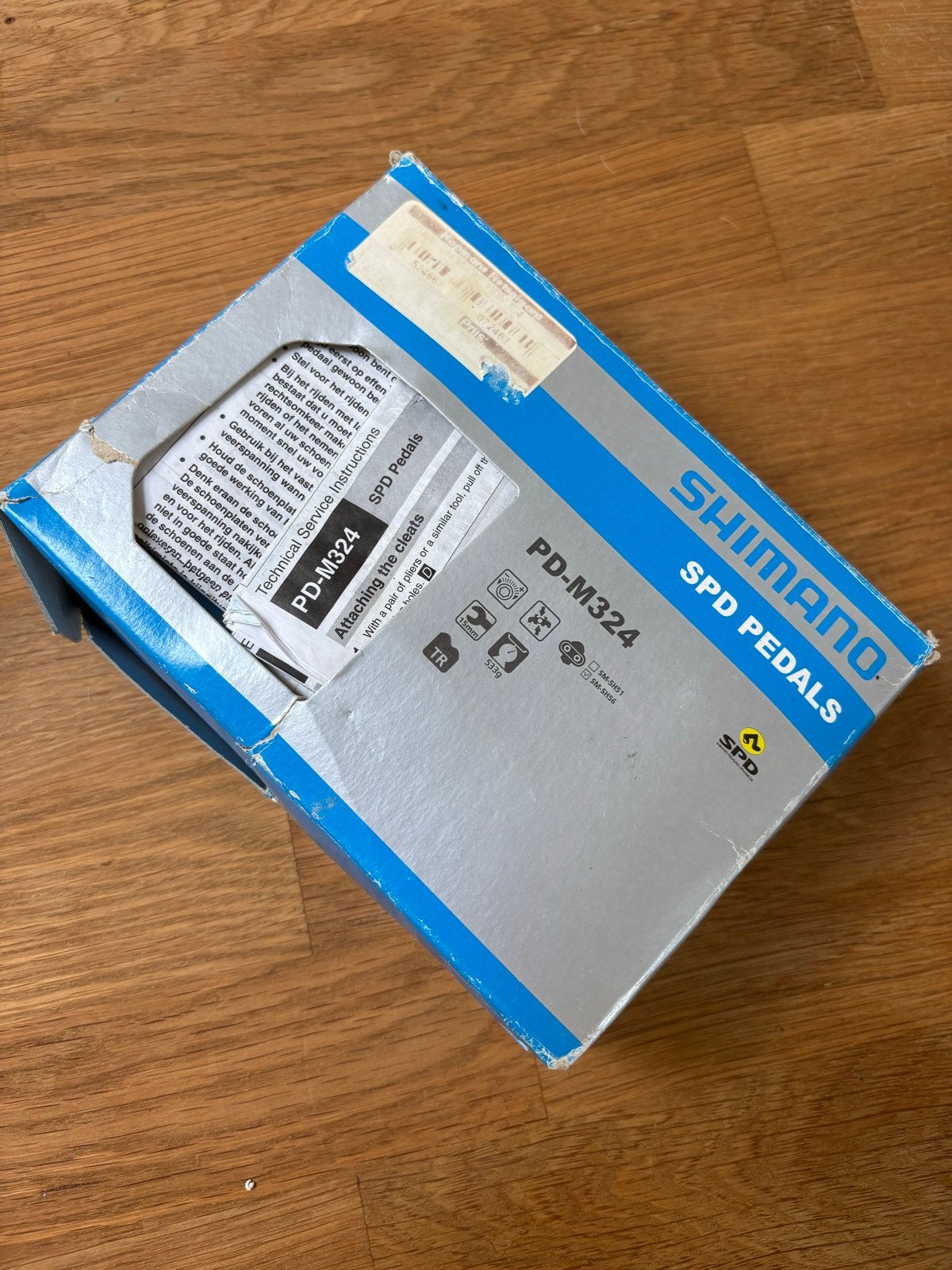 Shimano SPD Pedalen PD-M324 - In de doos, Fietsen en Brommers, Fietsonderdelen, Crankstel of Pedalen, Nieuw, Ophalen of Verzenden