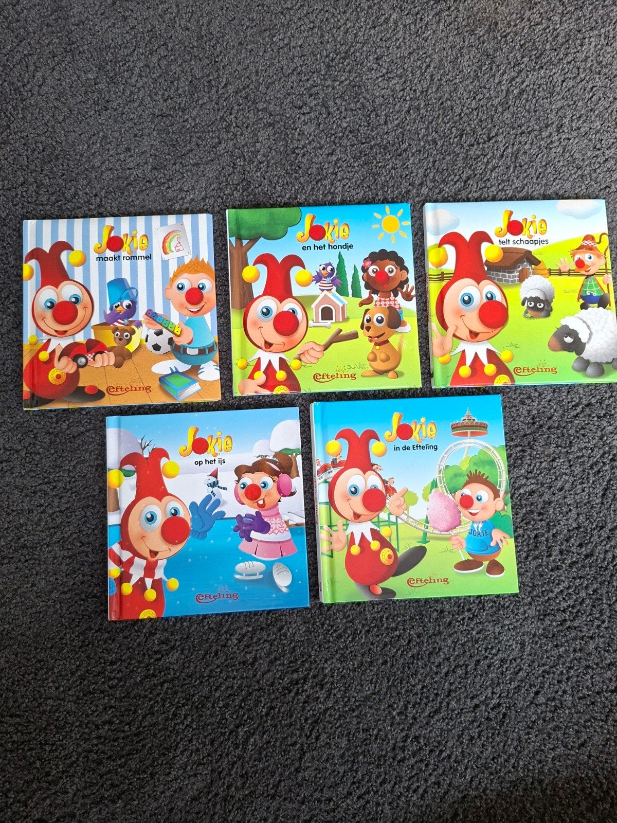 5x Jokie en Jet. Efteling boekjes., Verzenden