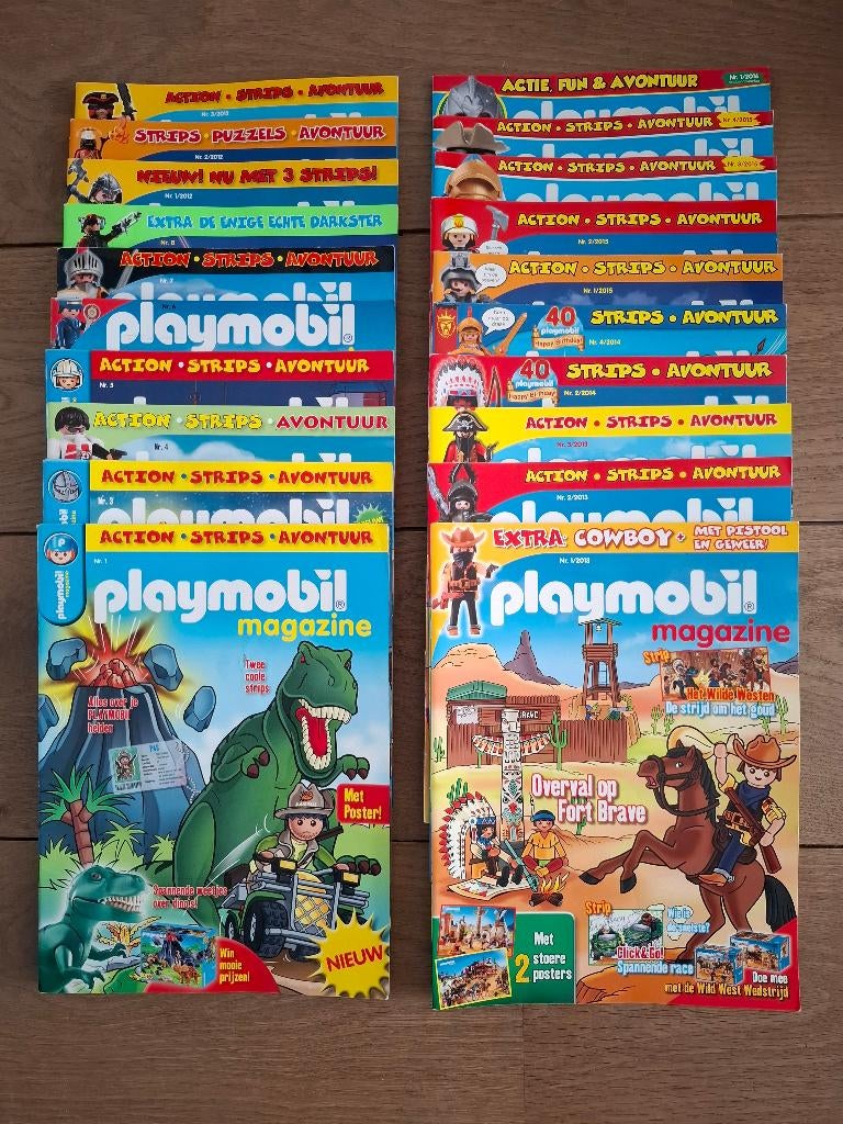 20 playmobil magazines, Kinderen en Baby's, Speelgoed | Playmobil, Ophalen of Verzenden, Gebruikt, Los playmobil