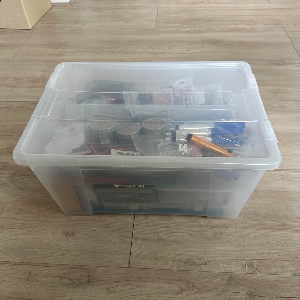 Mega Elektronische Componenten en Soldeer Box, Ophalen of Verzenden, Zo goed als nieuw