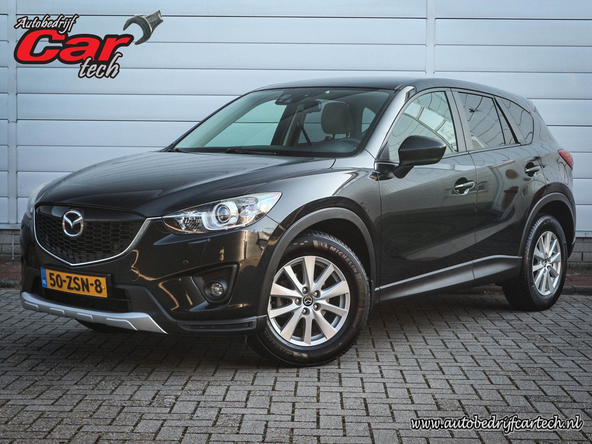 Mazda CX-5 2.0 GT-M 4WD | Clima | Cruise | Navi | Leer | Pdc, Auto's, Automaat, Euro 5, Beige, 4 cilinders