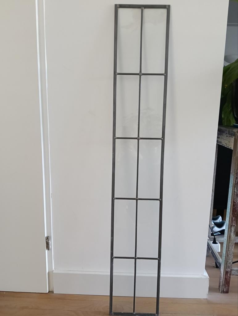 2x glas in lood raam 131x22, Doe-het-zelf en Verbouw, Glas en Ramen, Ophalen