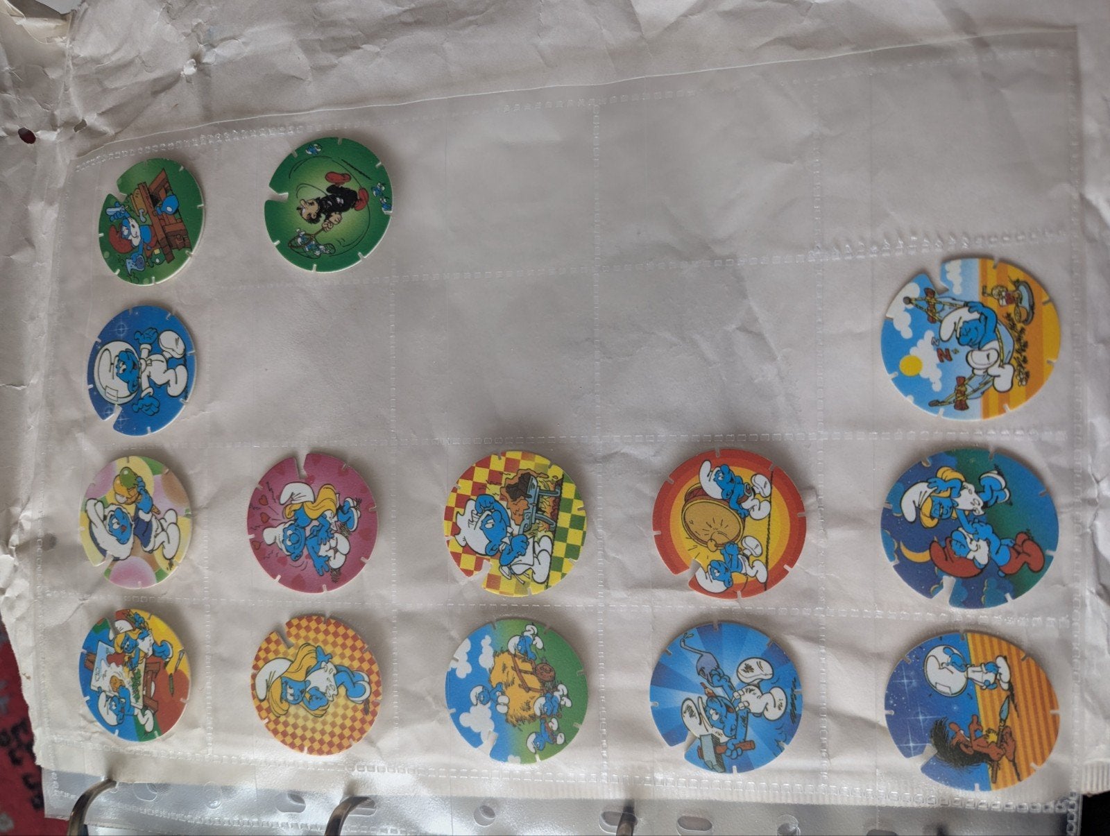 Smurfen flippo jam caps, Verzamelen, Flippo's, Ophalen of Verzenden, Losse flippo's