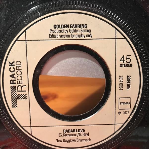 Golden Earring Promo Radar Love/ Radar Love beige label, Ophalen of Verzenden, Nieuw in verpakking, 7 inch, Pop