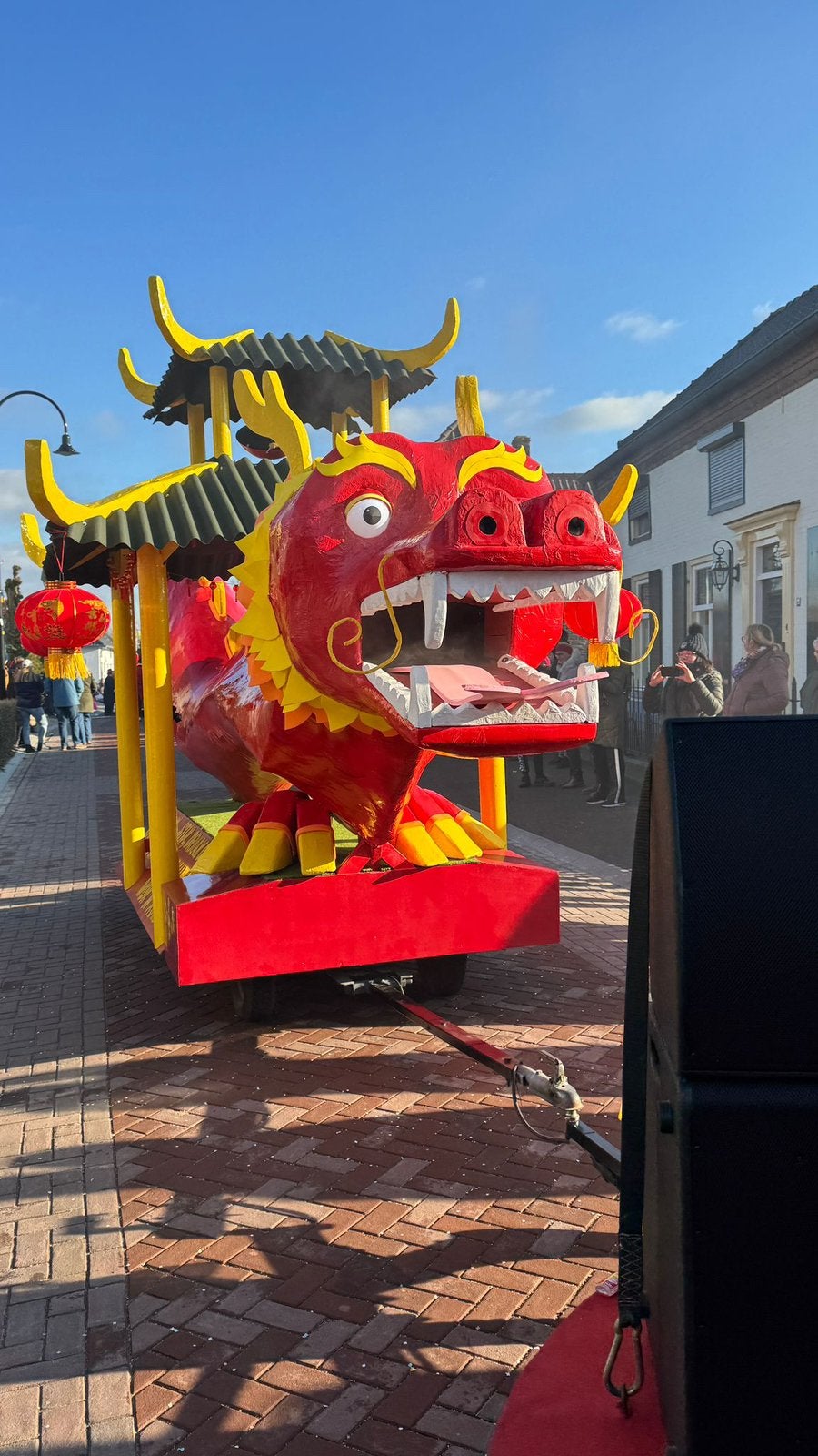 Carnavalswagen Chinese Draak en Tempel, Ophalen of Verzenden