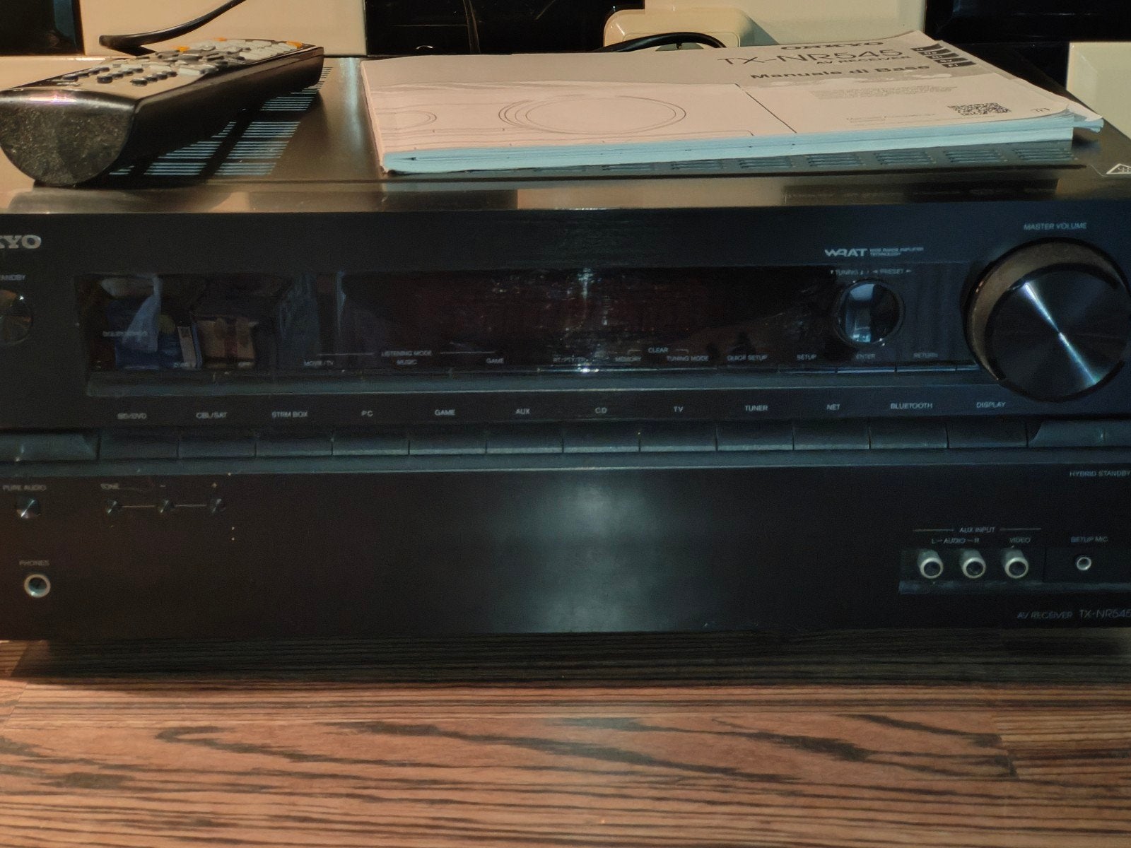 Onkyo TX-NR545 AV Receiver., Ophalen, 60 tot 120 watt, Onkyo, Gebruikt