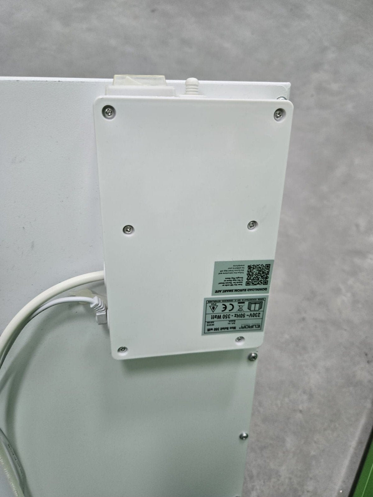 Eurom Smart 350 Watt Infrarood Paneel, Doe-het-zelf en Verbouw, Ophalen, 30 tot 80 cm, Gebruikt, Radiator